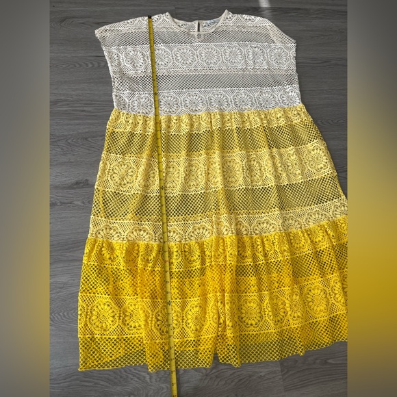 Zara crochet two toned dress - Picture 4 of 5